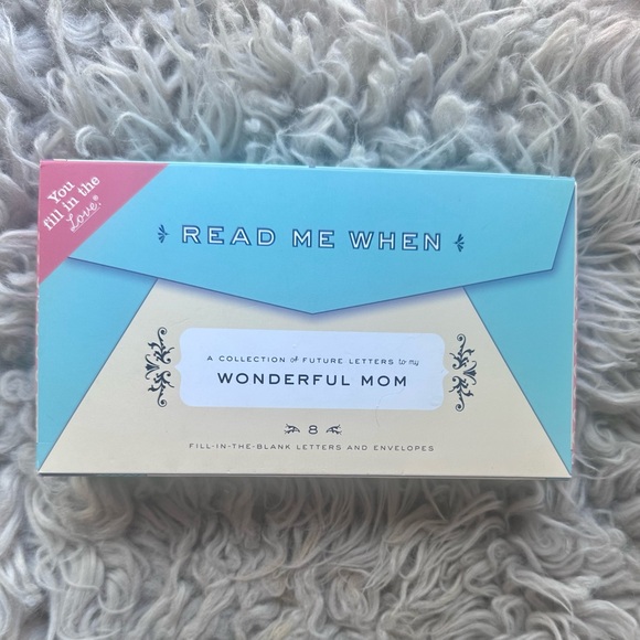 Knock Knock Other - Knock Knock Read Me When Letters - Blue and Cream